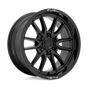 Fuel – D760 CLASH – Black – 20″x9″ 1mm – All weather Wheels – D76020908450